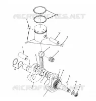 CIGUEÑAL AND PISTÓN ASSEMBLY 250 6X6 / W928727 (4922842284044A)