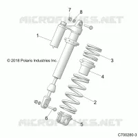 SUSPENSION, CHOQUE FRONTAL MOUNTING