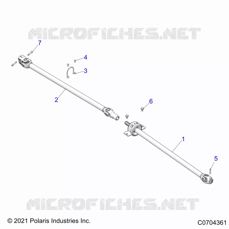 TREN, FRONT PROP SHAFT