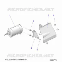 MOTOR DE ARRANQUE MOTOR/SHIELD
