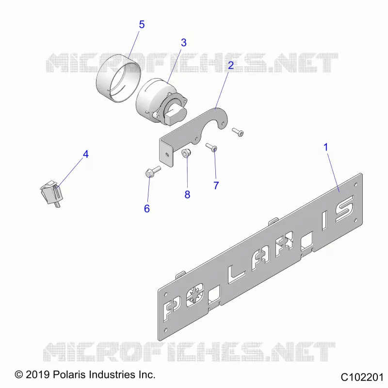 ELECTRICA, FOG LAMP AND FRONT LICENSE BRACKET