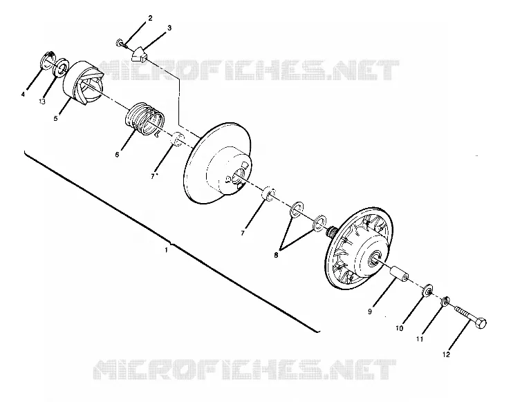accionado de embrague ASSEMBLY  BIG BOSS 4X6 (4919801980031A)