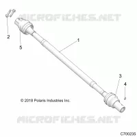 TREN, REAR PROP SHAFT