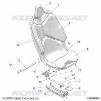 ASIENTO ASM.- Z24GAD92A/92B (C2689862)