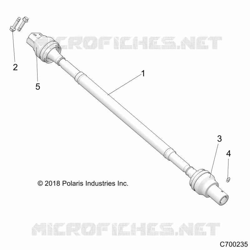 TREN, REAR PROP SHAFT
