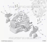TREN, TRANSMISSION MOUNTING