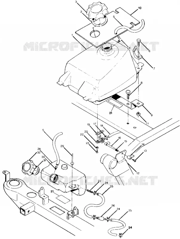 MONTAJE DEL DEPÓSITO DE COMBUSTIBLE Trail Boss / W928527 (4922892289009A)