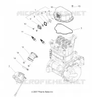 MOTOR, MONTAJE DEL CUERPO DEL ACELERADOR