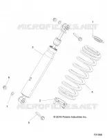 SUSPENSION TRASERA SHOCK MOUNTING