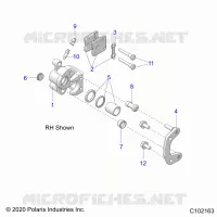 BRAKES, PINZA FRENO DELANTERA
