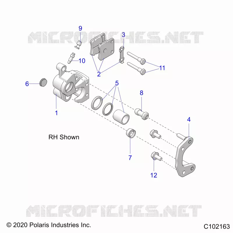 BRAKES, PINZA FRENO DELANTERA