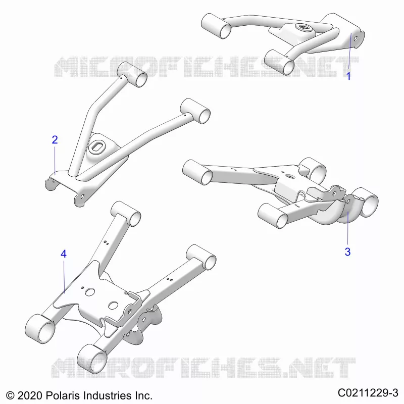 SUSPENSION TRASERA CONTROL ARMS