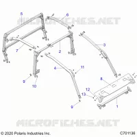 CHASSIS, CAB BASTIDOR