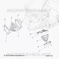 CHASIS, TIE ROD BOOT ASM.