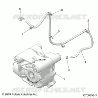 DRIVE TRAIN, FRONT MONTAJE DE ENGRANAJES