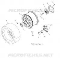 RUEDAS, REAR and HUB
