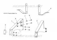 BASTIDOR, OPCIONES, BUMPER, BRACKET, REAR