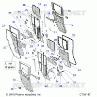 PUERTAS, REAR, CRANK