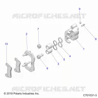BRAKES, PINZA TRASERA