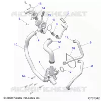 MOTOR, WATERPUMP AND BYPASS
