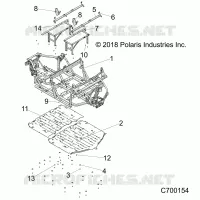 CHASSIS, MARCO PRINCIPAL AND SKID PLATES