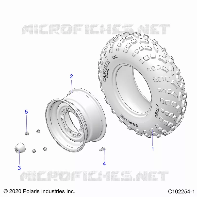 RUEDAS, FRONT TIRE