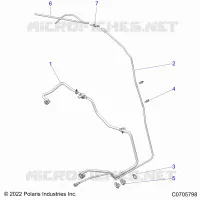 SISTEMA DE COMBUSTIBLES, FUEL LINES, STD.