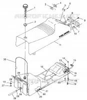 ASIENTO Y TANQUE DE GAS XLT 0970756, XLT SKS 0970556, and XLT RMK 0970956 (4937693769A007)