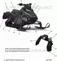 ETIQUETAS, POLARIS BLUE SIDE PANEL OPTION