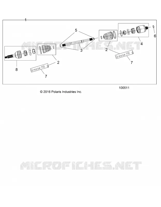 TREN, REAR HALF SHAFT (FROM 4/26/16)