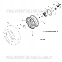 RUEDAS, FRONT AND HUB