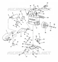 MONTAJE DEL MOTOR 500 XLT (4921662166029A)