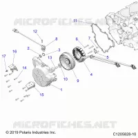 ENGINE, STATOR AND FLYRUEDA