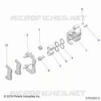 BRAKES, PINZA TRASERA