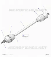 TREN, HALF SHAFT, FRONT