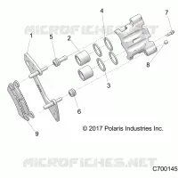 BRAKES, PINZA TRASERA