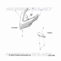 ELECTRICA, HEADLIGHT AND TAILLIGHT