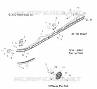 SUSPENSION, montaje en carril (155 Inch)