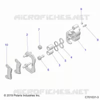 BRAKES, PINZA TRASERA