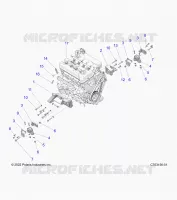 MOTOR, MOUNTING &amp; LONG BLOCK