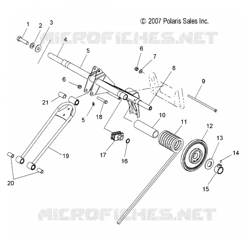 SUSPENSION, TRASERO ARM PAR