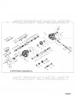 DRIVE TRAIN, PRINCIPAL GEARCASE INTERNALS