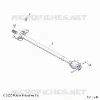 TREN, FRONT PROP SHAFT