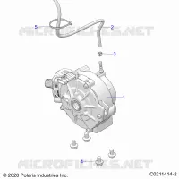 TREN, FRONT GEARCASE MOUNTING