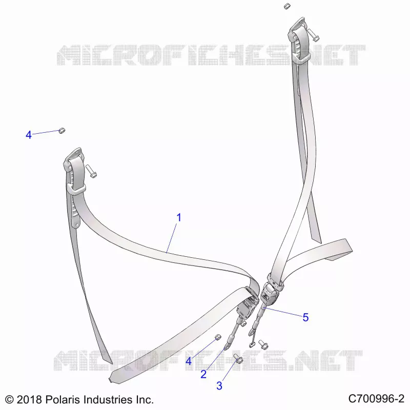 ASIENTO BELT MOUNTING
