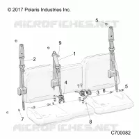 ASIENTO BELT AND MOUNTING