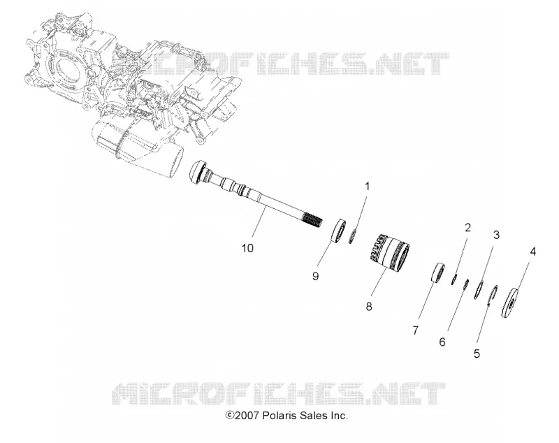 TREN, PRINCIPAL CAJA DE ENGRANAJES OUTPUT SHAFT