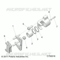 FRENO TRASERO CALIPER