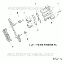 BRAKES, PINZA TRASERA