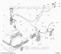 SISTEMA DE COMBUSTIBLE, EVAP FUEL TANK ASM.